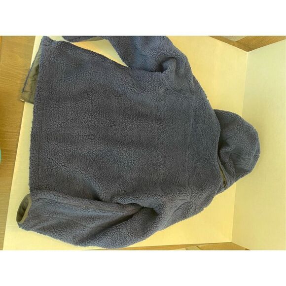 Kings Trek Men's Heated Sherpa Windproof Fleece Jacket Size: S- Blue NO BATTERY - Picture 7 of 8